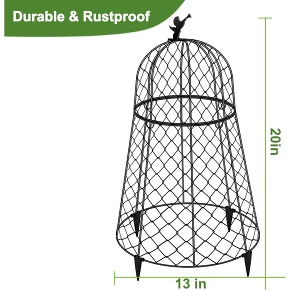 Garden Cloches for Plants, Plant Protectors from Animals, Rustproof Chicken Wire - Picture 3 of 7